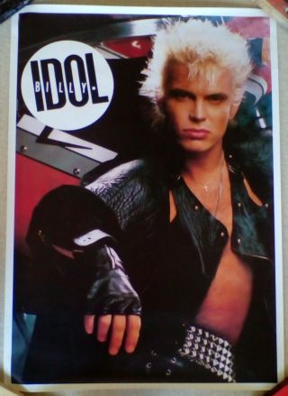Billy Idol Poster.  1980 
