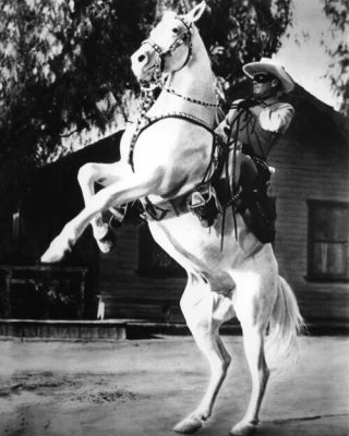 1933 The Lone Ranger & Silver Clayton Moore Glossy 8x10 Photo Actor Poster Print