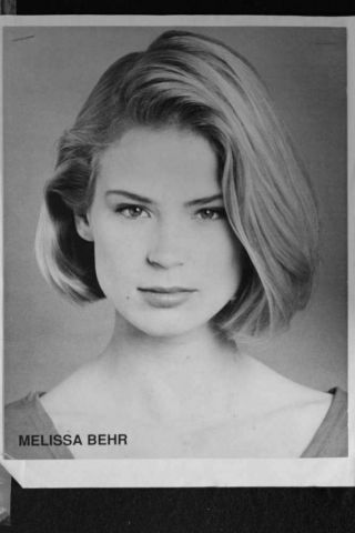 Melissa Behr - 8x10 Headshot Photo With Resume - Me And Will