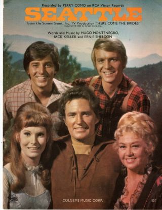 Tv 1 Of 4 Seattle Here Come The Brides Bobby Sherman David Soul Sheet Music