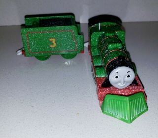 Thomas & Friends Trackmaster Motorized Toy Train Snow Clearing Henry & Tender