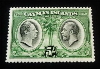 Nystamps British Cayman Islands Stamp 79 Og H $100 D4y2050