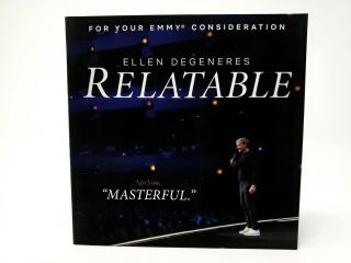 Ellen Degeneres Relatable Dvd Emmy Fyc Complete Netflix Comedy Special