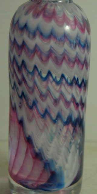 Piece Of Art Glass Signed On The Base Info Welcome - Rare - L@@k