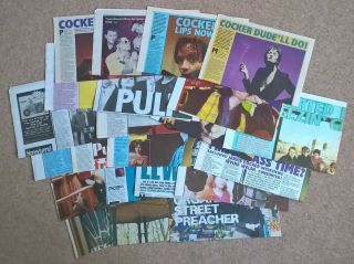 Pulp,  Jarvis Cocker - Vintage Uk Press Clippings Cuttings Interviews X21 (nme)