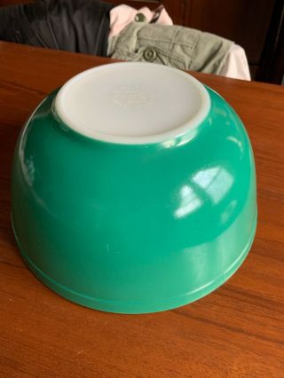 Vintage Pyrex 403 Primary Green Mixing Bowl