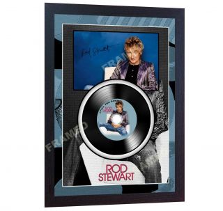 Rod Stewart Still The Same Music Signed Framed Photo Lp Vinyl Great Gift