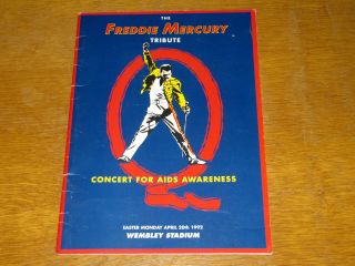 The Freddie Mercury Tribute Concert - 1992 Official Tour Programme (queen)