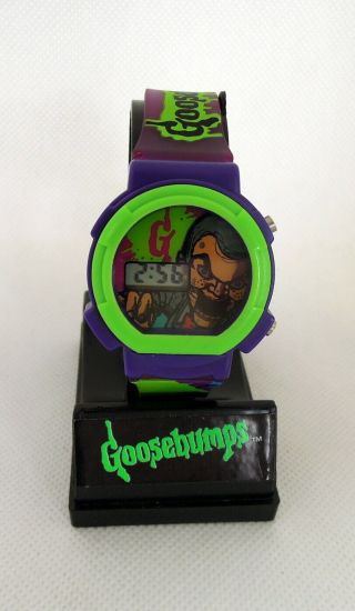 Rare Goosebumps Lcd Quartz Watch In Display Case
