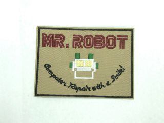 Mr Robot Fsociety Tv Show Embroidered Iron On Patch