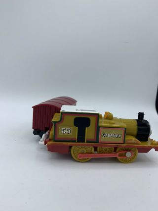 Trackmaster Thomas & Friends STEPNEY Motorized Train Engine Boxcar 3