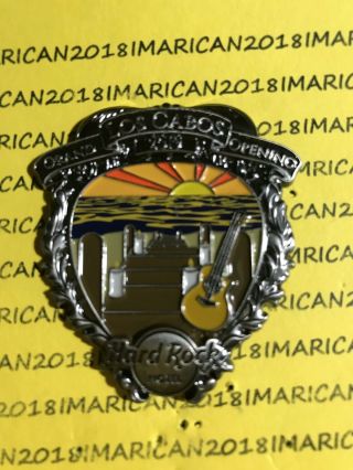 Hard Rock Hotel Los Cabos Grand Opening Pin With Card