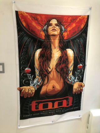 Tool Concert 2007 Sydney Poster Flag Fabric Wall Tapestry 3x4 Feet Banner