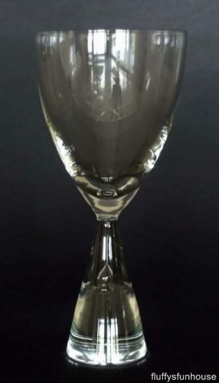 Holmegaard 4oz Princess Wine Glass Bent Severin Designed 1957