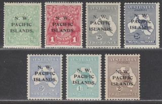 Guinea 1918 - 22 Kgv Nw Pacific Islands Overprint Selection To 2sh