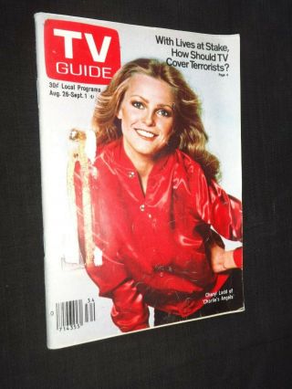 1977 Tv Guide August 26 - Cheryl Ladd Of Charlie 