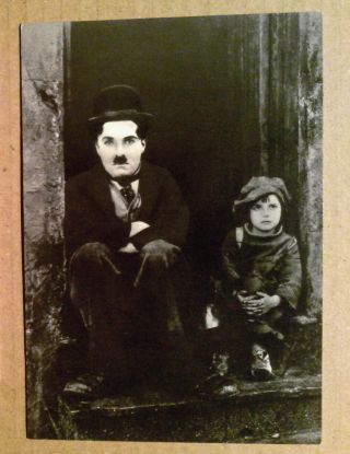 4x6 Postcard The Kid Charlie Chaplin & Jackie Coogan 232 - 128