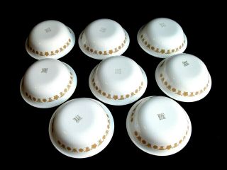 Set Of 8 Corelle Butterfly Gold 6 1/4 " Soup Cereal Bowls Near