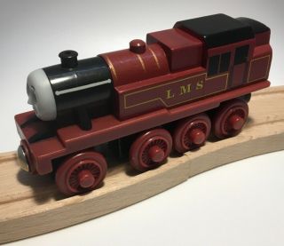 Thomas Wooden Railway Arthur Nr ©2003 Retired Train Set Engine Car Wood Toy