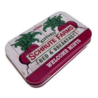 The Office Schrute Farms Welcome Mints Embossed Metal Tin
