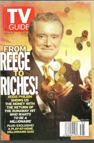 Tv Guide - 11/1999 - Regis Philbin - Annie - Not For Ourselves Alone - Syracuse,  Ny Edition