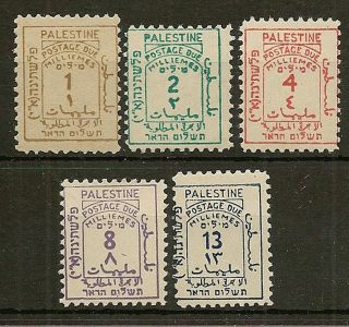 Palestine 1923 Postage Due Sgd1/5 Mnh