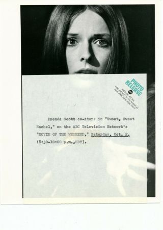 SWEET SWEET RACHEL 1971 Brenda Scott ABC - TV fantasy thriller 2