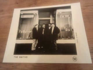 The Smiths Press Promo Photo Morrissey Johnny Marr Rough Trade 1985