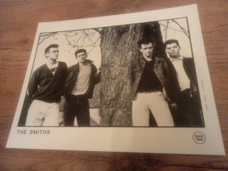 The Smiths Morrissey Promo Press Photo 1984 Rough Trade Johnny Marr
