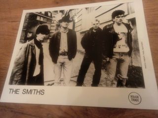 The Smiths Rare Rough Trade Records Promo Press Photo 1984 Morrissey