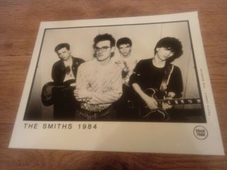 The Smiths Rare Rough Trade Records Promo Press Photo 1984 Morrissey 2