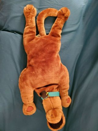 Vintage 26” Laying SCOOBY DOO Plush SQUEEZE MY EAR,  I TALK,  Cartoon Network 2