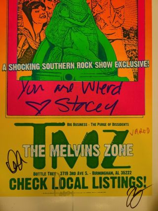 Melvins Signed Poster Print Big Business Buzzo Dale Jared Coady
