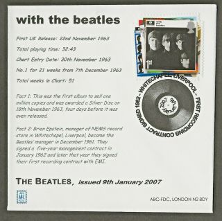 9/2/2007 The Beatles Set On 6 Very Rare Unseen Ltd Edition 12/30 Abc Fdcs