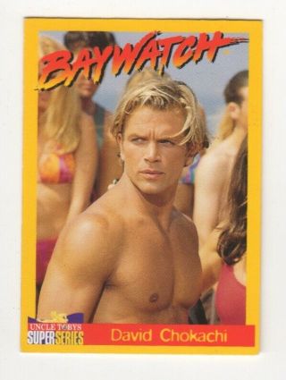 Uncle Tobys Cereal Trade Cards Baywatch David Chokachi