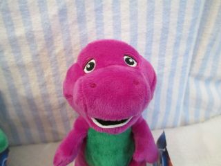 Barney the Dinosaur,  Baby Bop & TJ Stuffed Plush from the TV Show,  Ornaments 3
