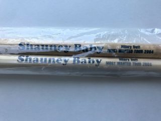 Hilary Duff Most Wanted Tour 2004 Shauney Baby Drumsticks