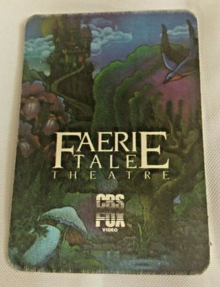 Faerie Tale Theatre Cbs Fox Video Sticker Vintage Collectible Holiday Gift