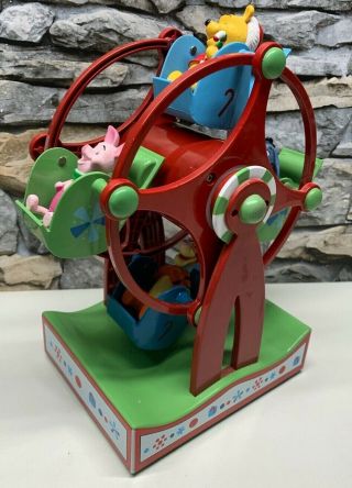 Disney Winnie The Pooh Musical Christmas Ferris Wheel Gemmy Industries