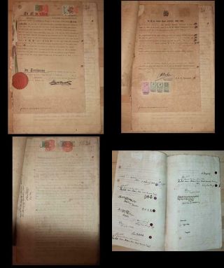 Straits Settlements Document Hong Kong Revenues 1921 British Consulate Japan