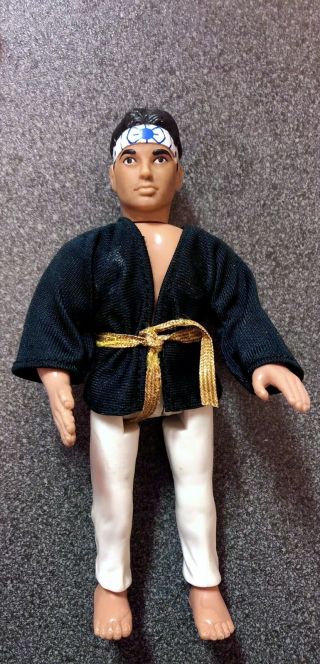 Vintage Remco 1986 Karate Kid ‘daniel’ Tri - Action Figure W/ Black Robe Rare