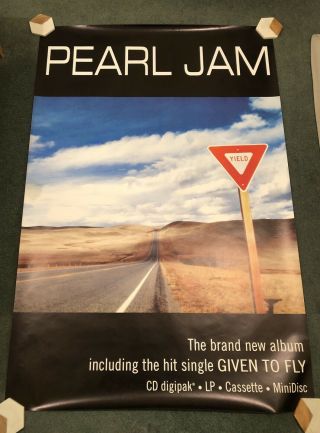 Very Rare Pearl Jam 40 Inch Promo Posters " No Code " & " Yield "