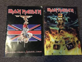 Iron Maiden Seventh Son Tour Programme 1988 And Uk Tour 1990