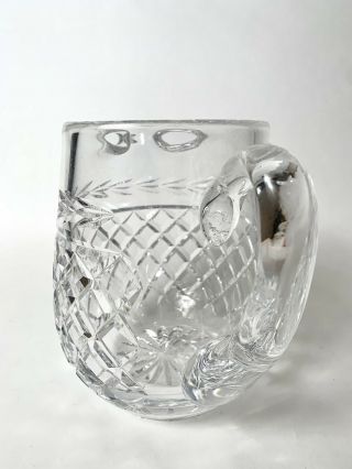 Waterford Crystal " Glandore " Ice Lip 6 " 32 Oz Pitcher Jug Signed