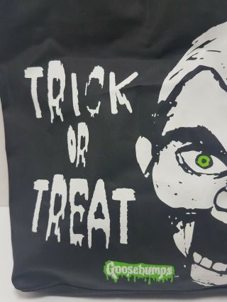 Goosebumps Vtg Slappy The Dummy Collectible Black Bag Trick or Treat Candy Rare 2