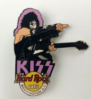 KISS Band Hard Rock Café Pin Badge Paul Stanley Alive 2 Washington DC LE 1000 2