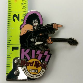 KISS Band Hard Rock Café Pin Badge Paul Stanley Alive 2 Washington DC LE 1000 3