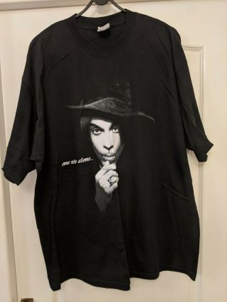 Prince One Nite Alone 2002 Tour Shirt Xl
