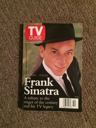 Frank Sinatra Tv Guide Special Issue May 30 - June 5 1998 A Tribute Edition