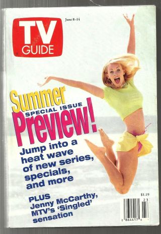 Tv Guide - 6/1996 - Jenny Mccarthy - Summer Preview - Alan Jackson - Raquel Welch